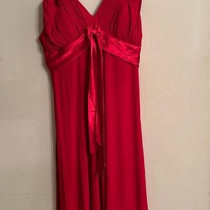 Red cocktail dress